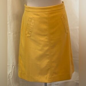 Pink Martini Mustard A-Line Skirt